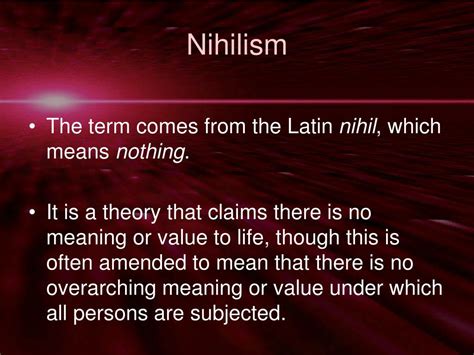 Nihilism Definition & Meaning .